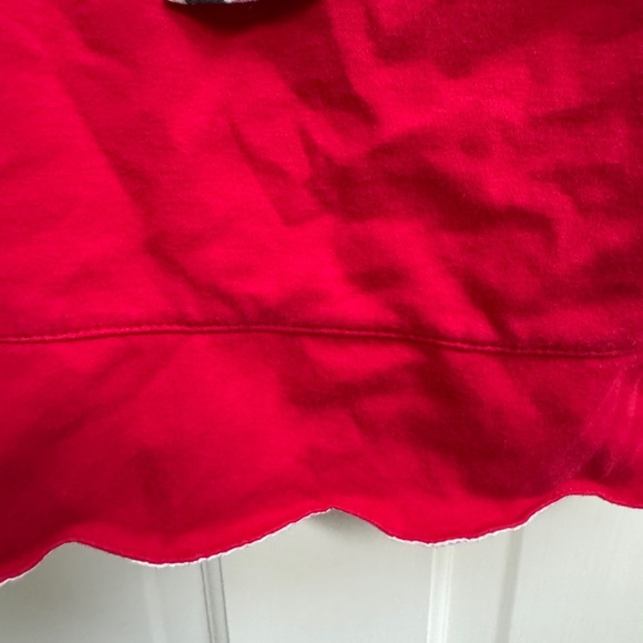 Childhood 3T Girls Red & Burberry Like Pattern Formal Crop Top Blouse - Picture 2 of 6